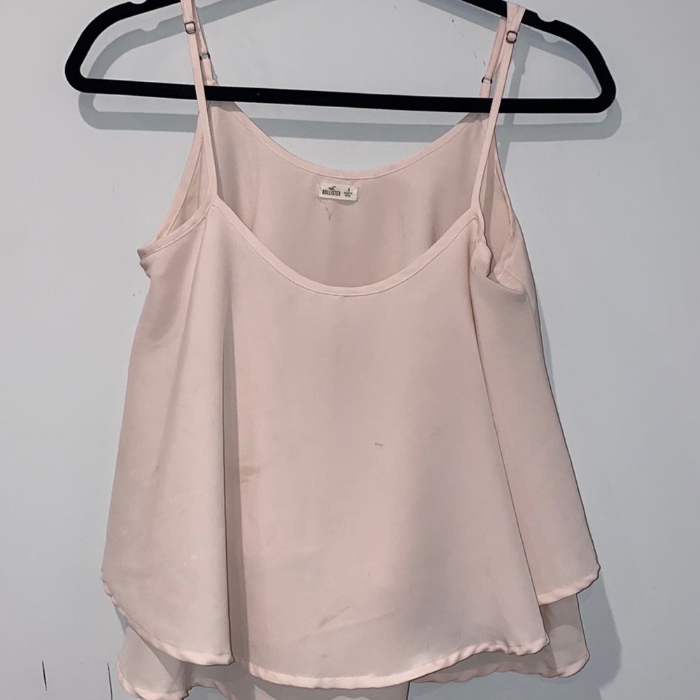 Hollister light pink tank top